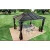 Gazebo Sojag Ventura II 10x12 Pieds Toit Acier – Image 3