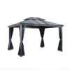 Gazebo Sojag Ventura II 10x12 Pieds Toit Acier